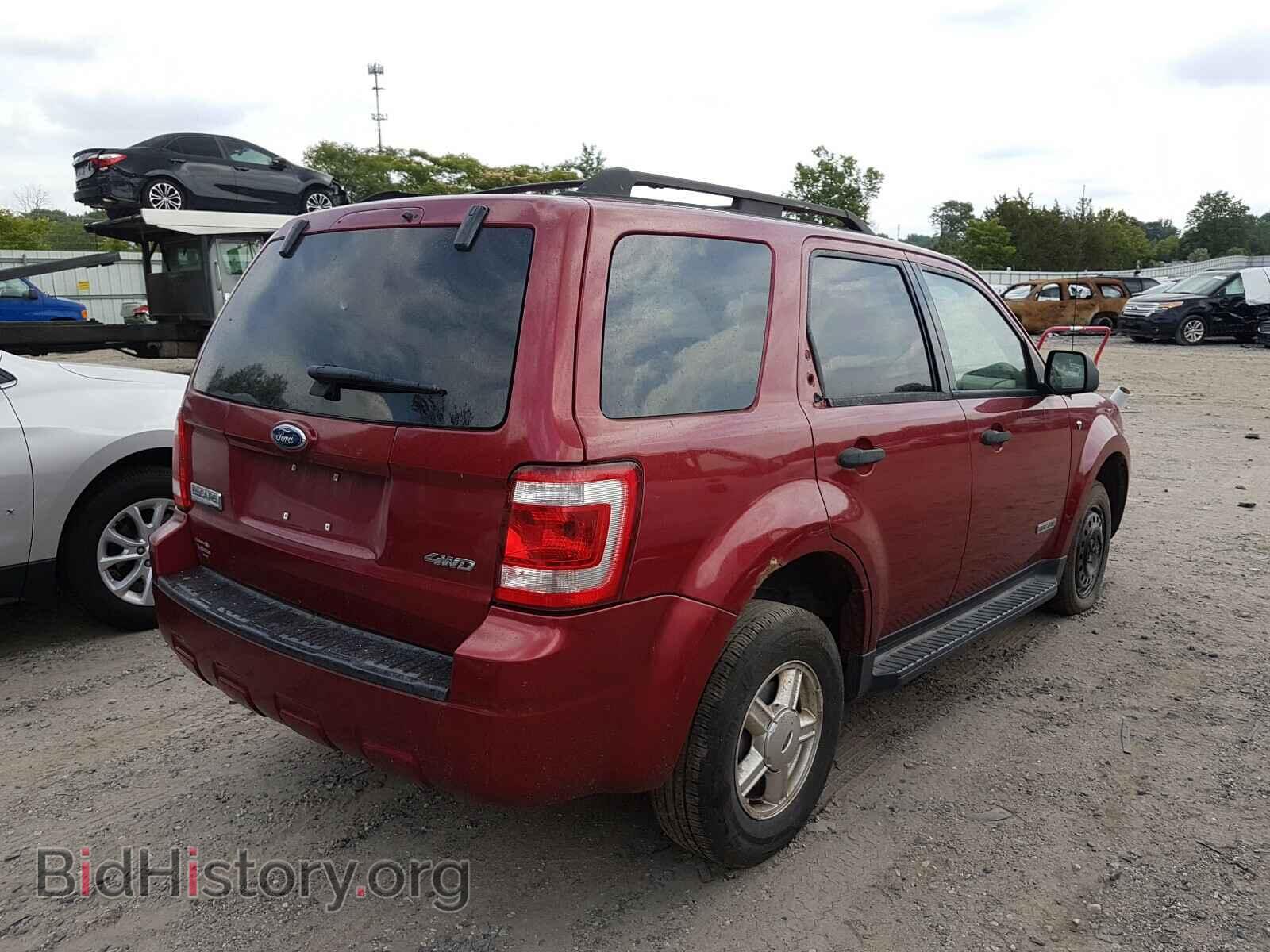 2008 FORD ESCAPE - VIN: 1FMCU93188KB26337 - Фото 4