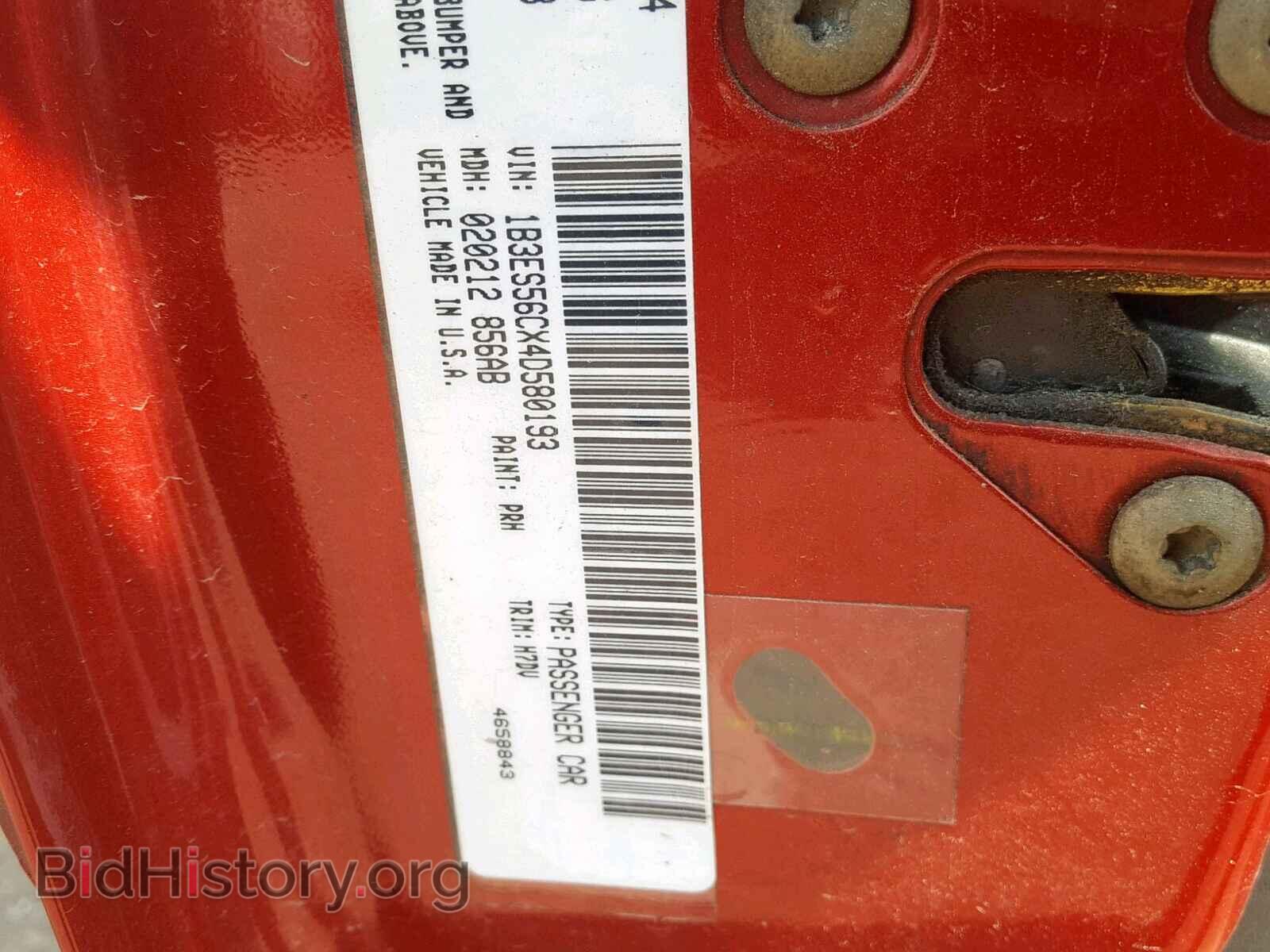 2004 DODGE NEON - VIN: 1B3ES56CX4D580193 - Фото 10