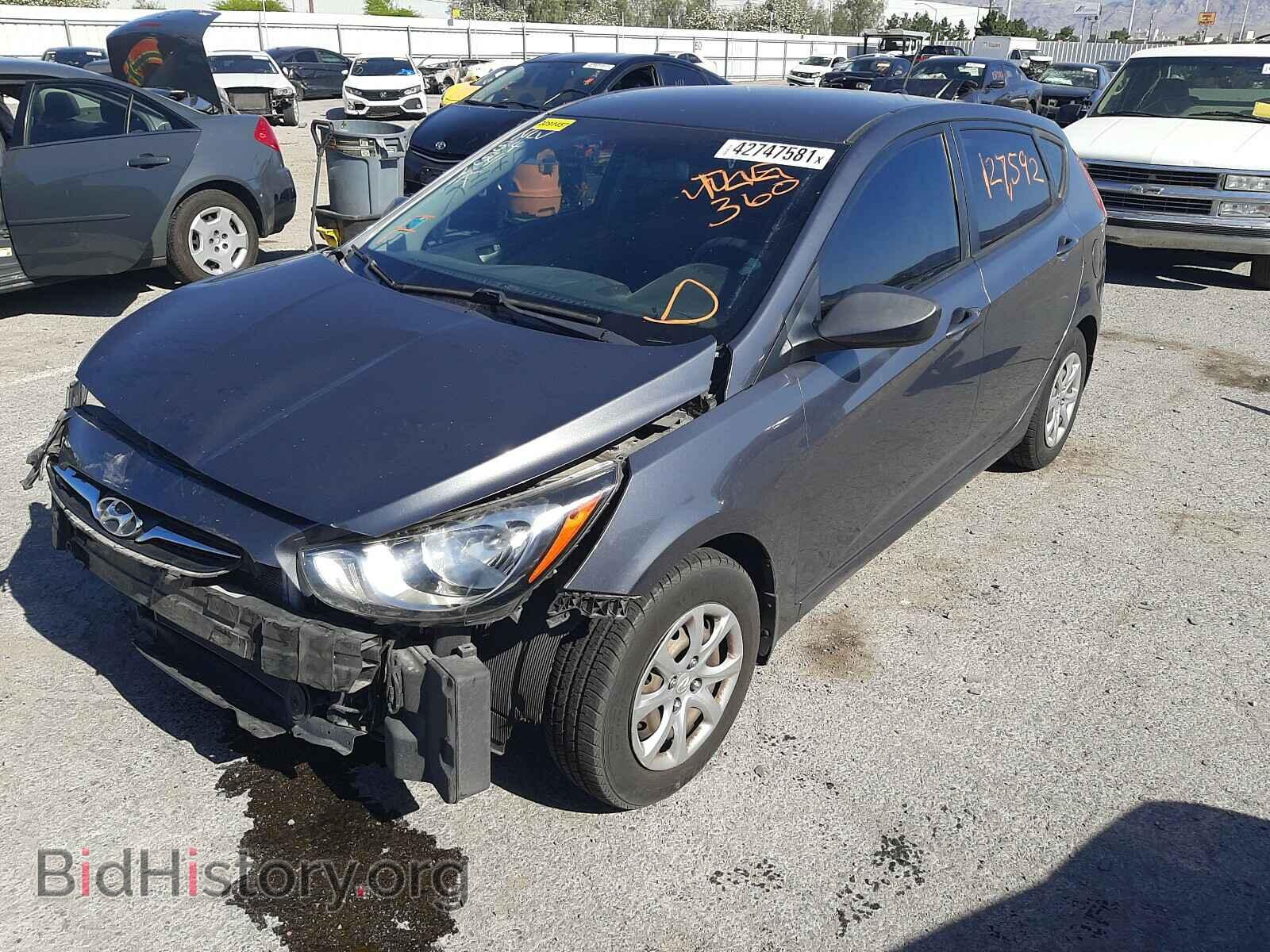 2012 HYUNDAI ACCENT - VIN: KMHCT5AE2CU044523 - Фото 2