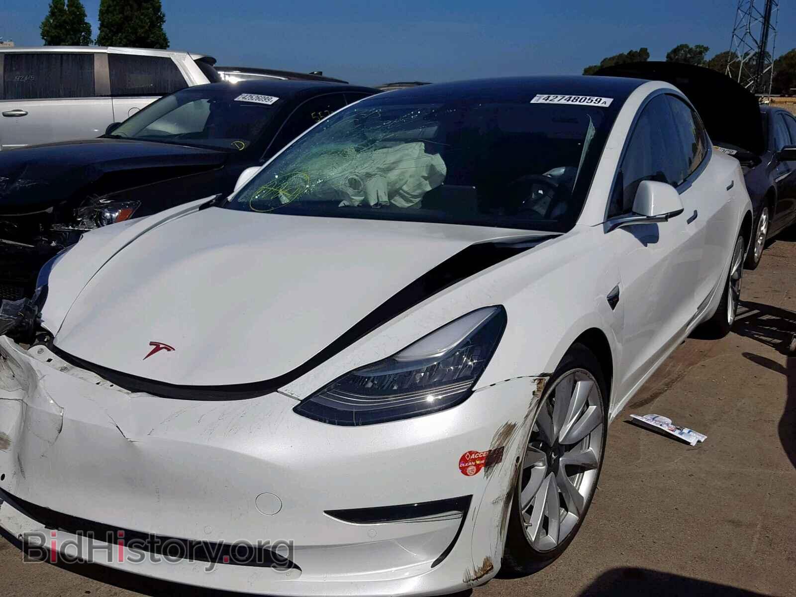 2018 TESLA MODEL 3 - VIN: 5YJ3E1EA2JF052495 - Фото 2
