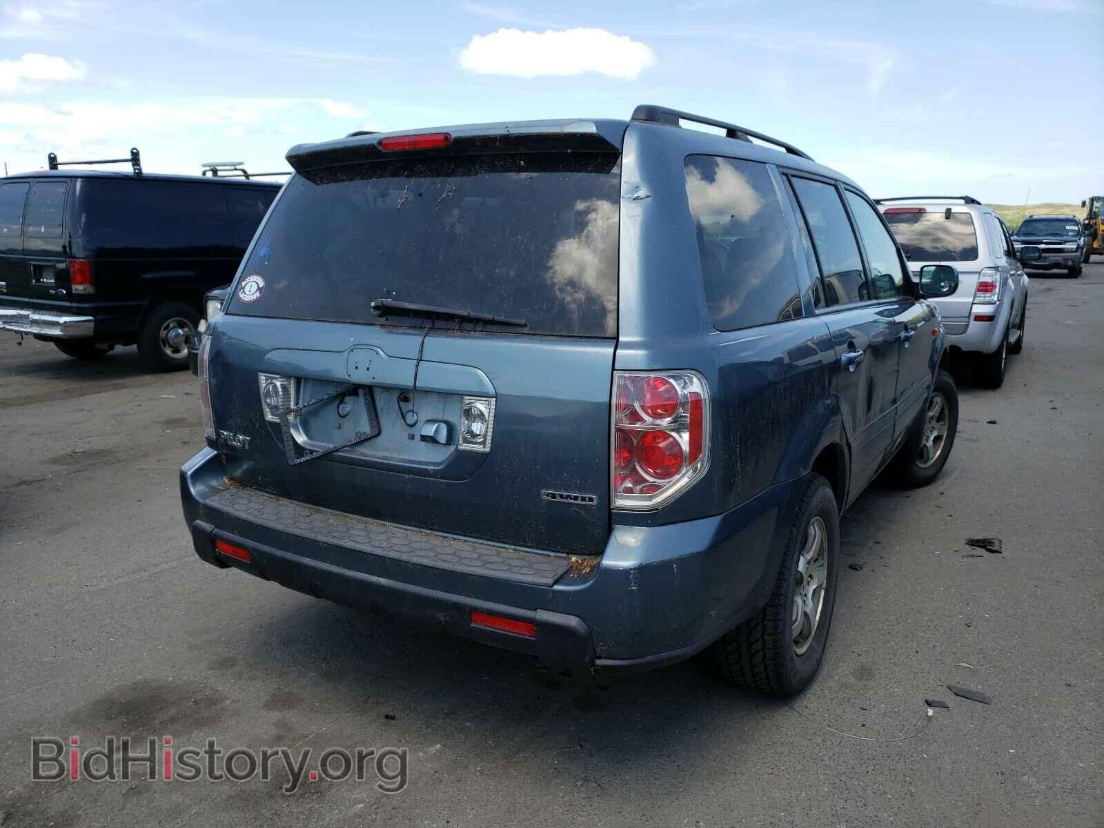 2007 HONDA PILOT - VIN: 2HKYF18767H514876 - Фото 4