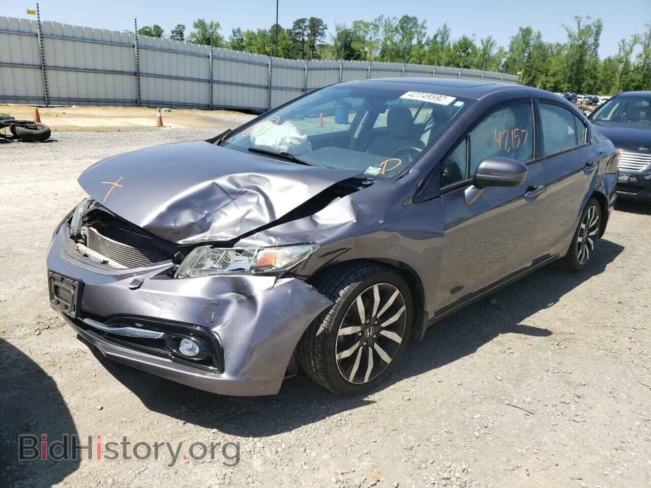 2015 HONDA CIVIC - VIN: 2HGFB2F98FH506588 - Фото 2