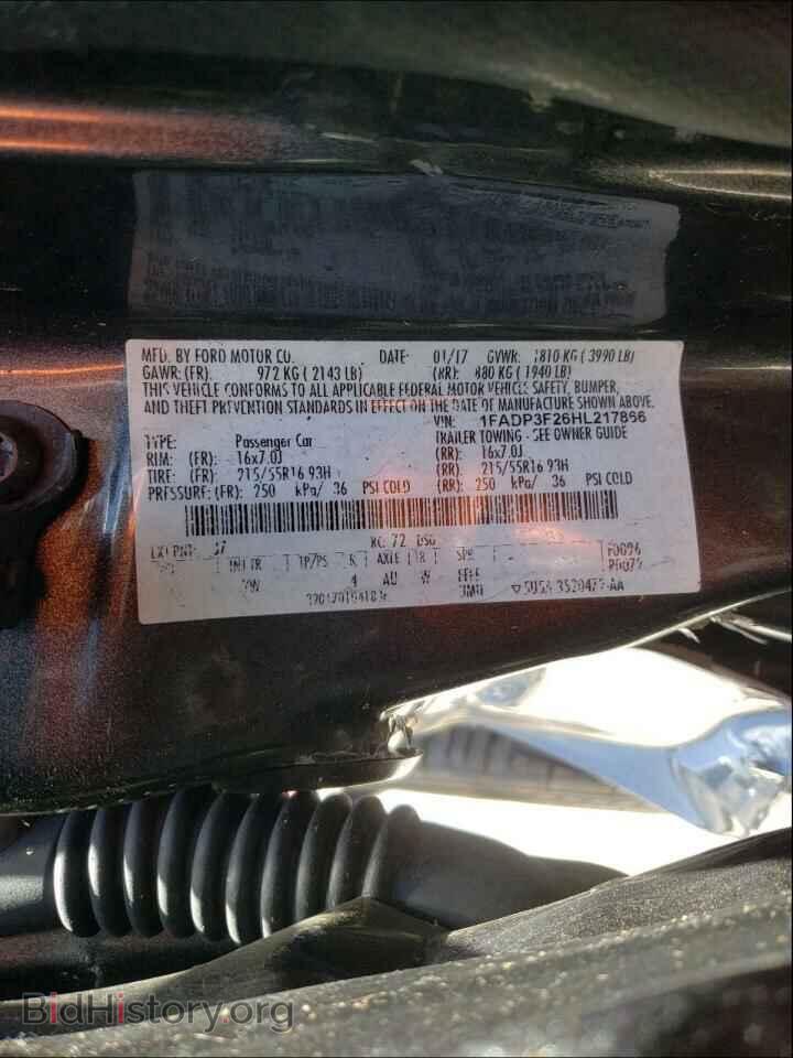 2017 FORD FOCUS - VIN: 1FADP3F26HL217866 - Фото 10