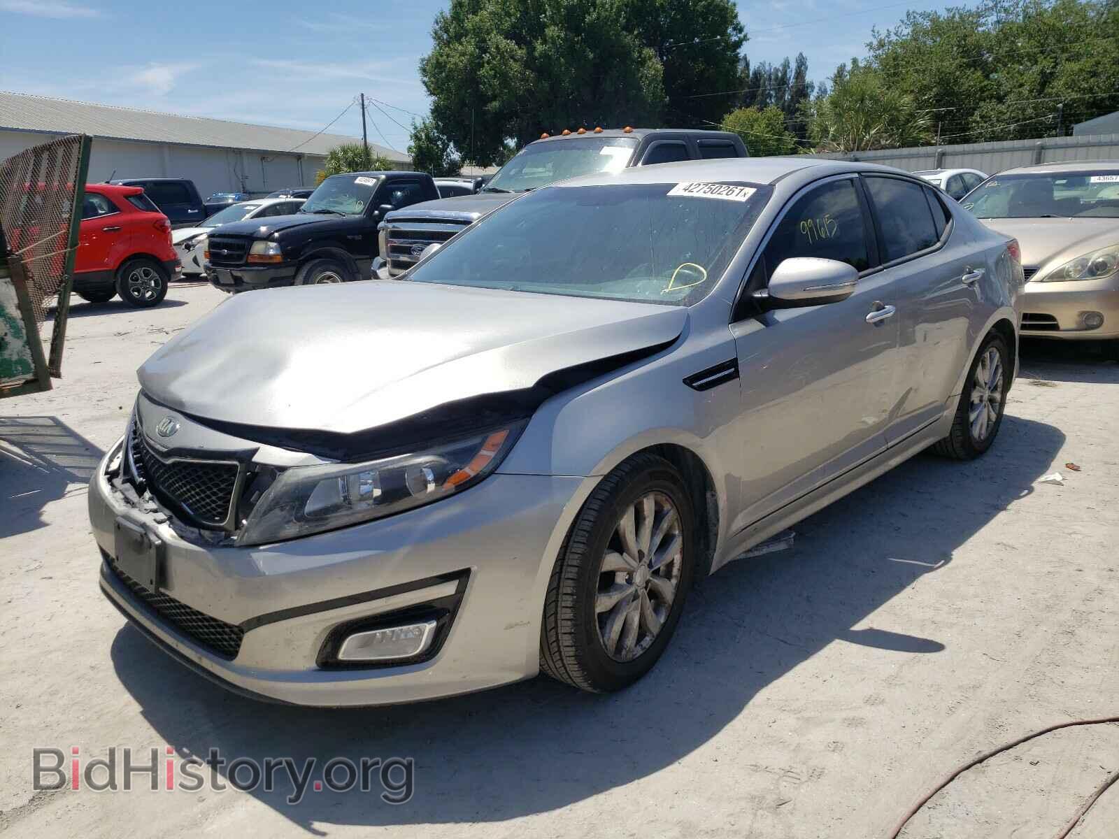 2015 KIA OPTIMA - VIN: 5XXGM4A70FG475273 - Фото 2