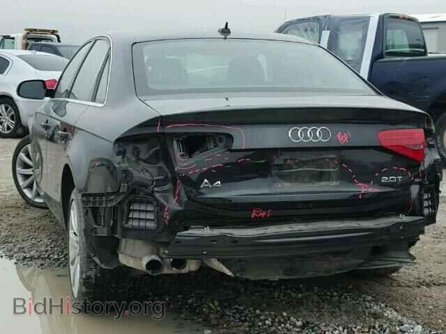 2013 AUDI A4 - VIN: WAUAFAFL0DA198649 - Фото 3