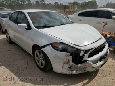2015 Dodge DART Dart SXT, белый — VIN 1C3CDFBBXFD128304, Copart