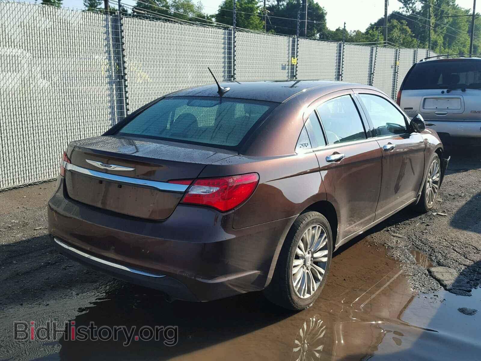 2012 CHRYSLER 200 - VIN: 1C3CCBCB0CN307418 - Фото 4