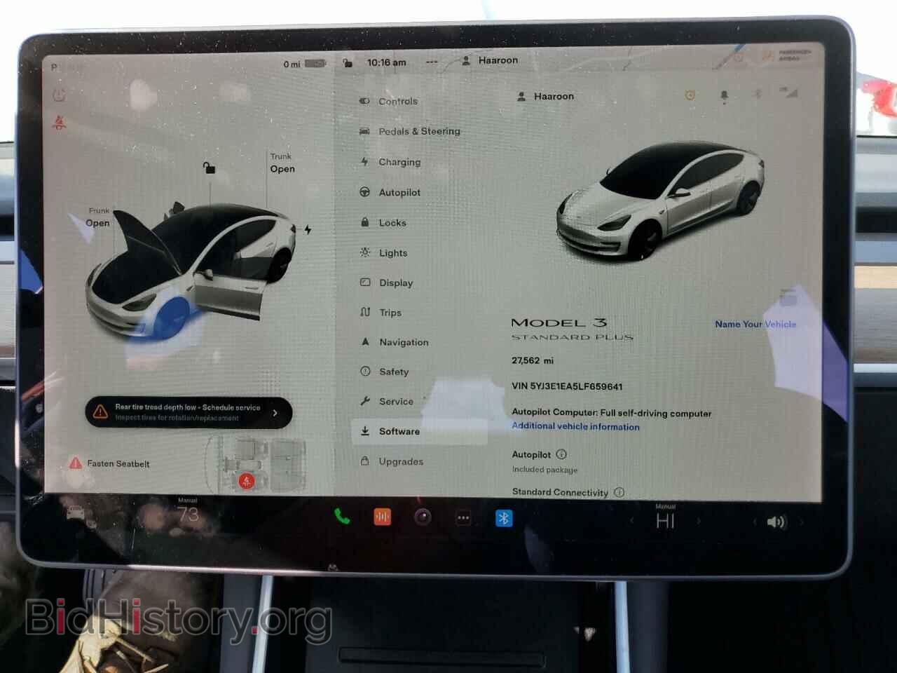 2020 TESLA MODEL 3 - VIN: 5YJ3E1EA5LF659641 - Фото 9