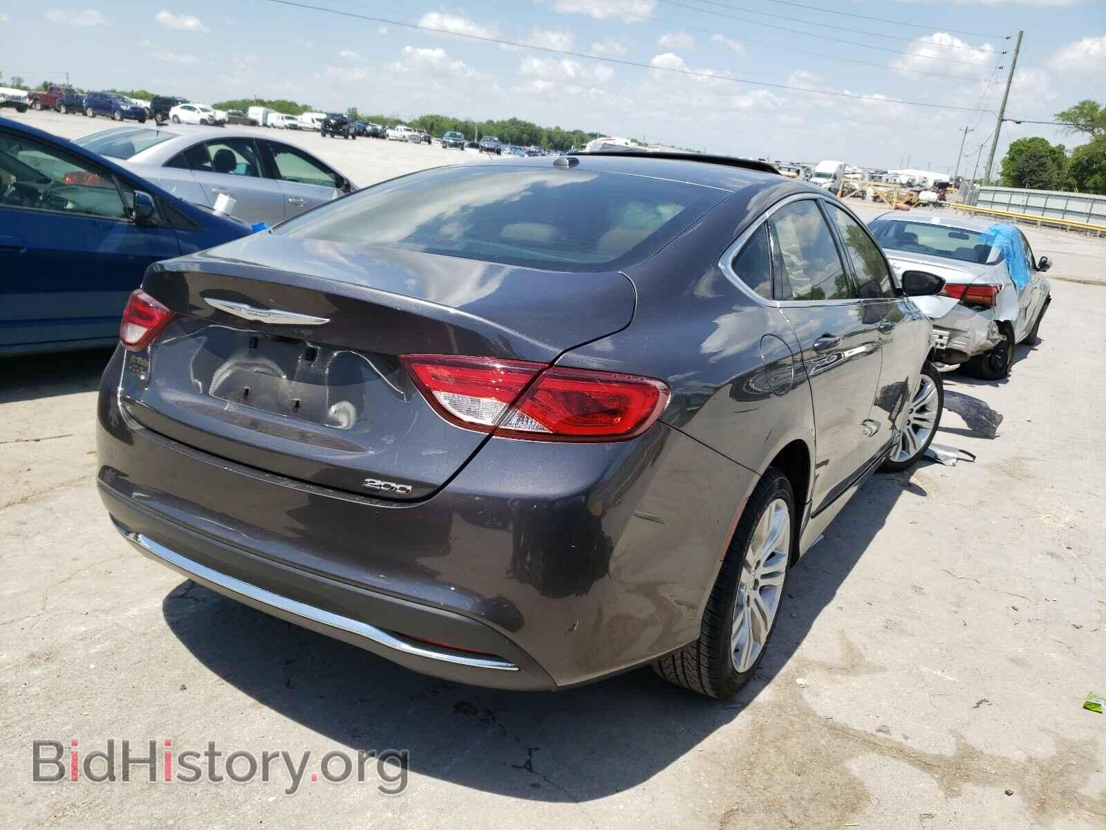2015 CHRYSLER 200 - VIN: 1C3CCCAB8FN540041 - Фото 4