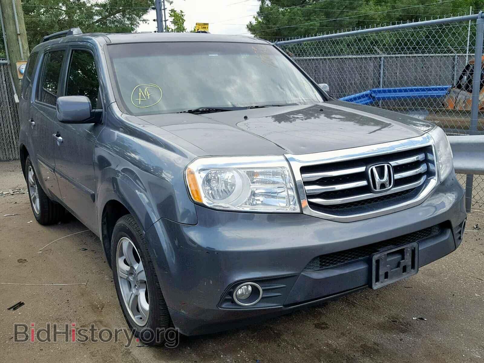 Photo 5FNYF3H55CB015313 - HONDA PILOT EXL 2012