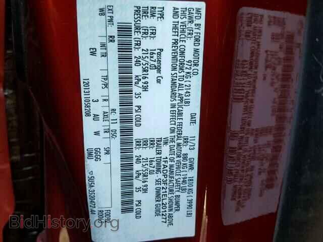 2014 FORD FOCUS - VIN: 1FADP3F21EL201277 - Photo 10