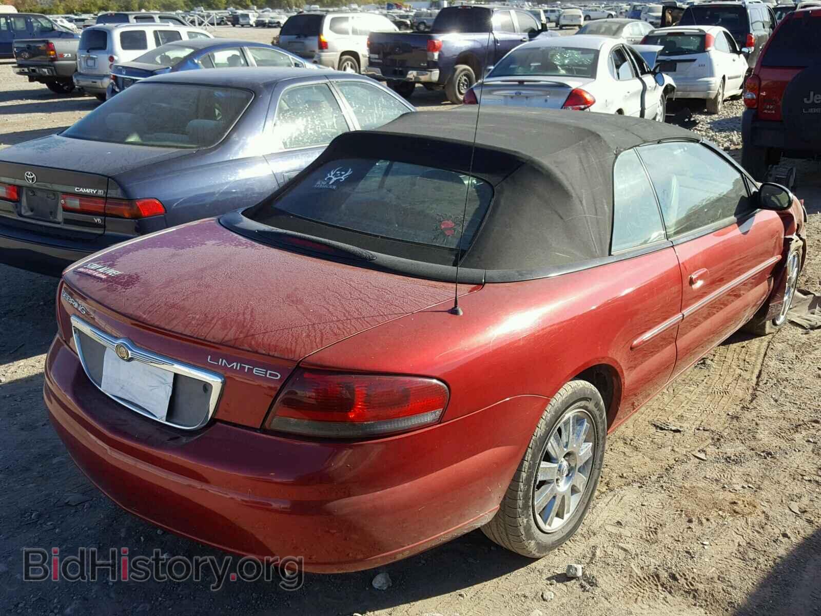 2004 CHRYSLER SEBRING - VIN: 1C3EL65R14N210546 - Фото 4