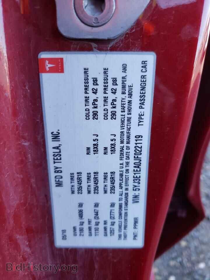 2018 TESLA MODEL 3 - VIN: 5YJ3E1EA0JF022119 - Фото 13