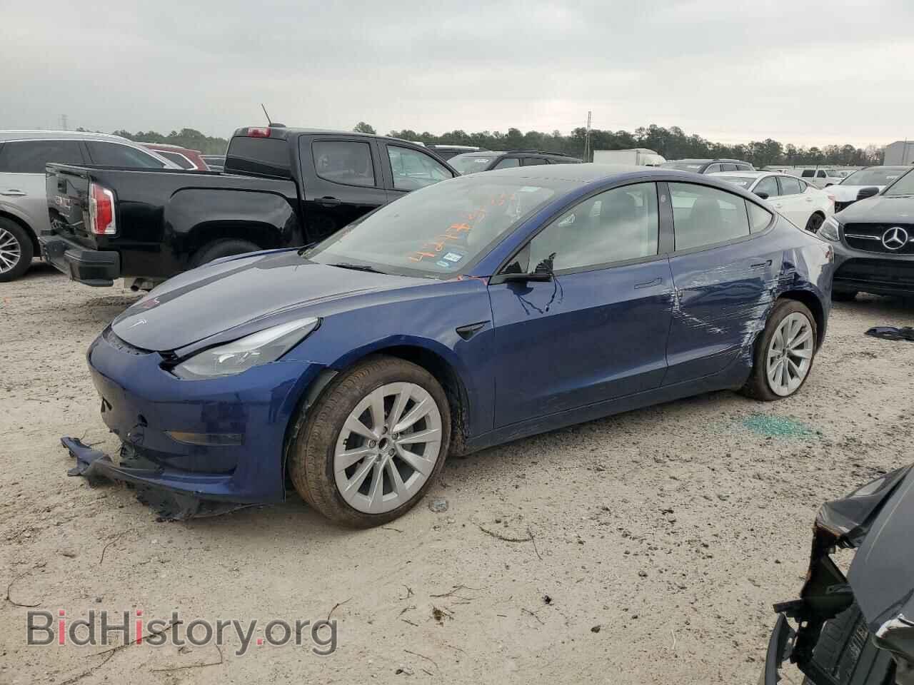 Photo 5YJ3E1EA2NF287372 - TESLA MODEL 3 2022