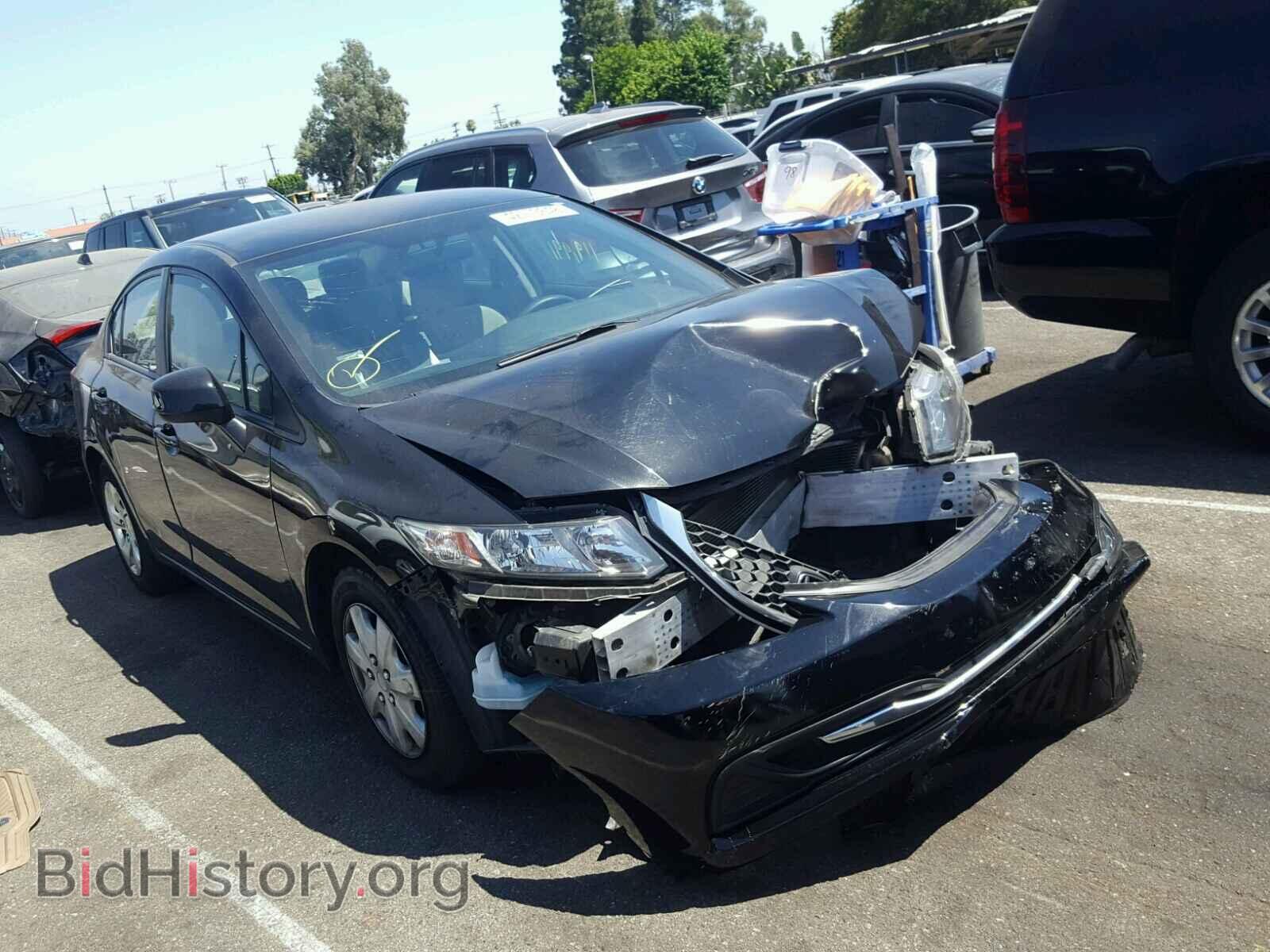 Фотография 19XFB2F54DE210875 - HONDA CIVIC LX 2013
