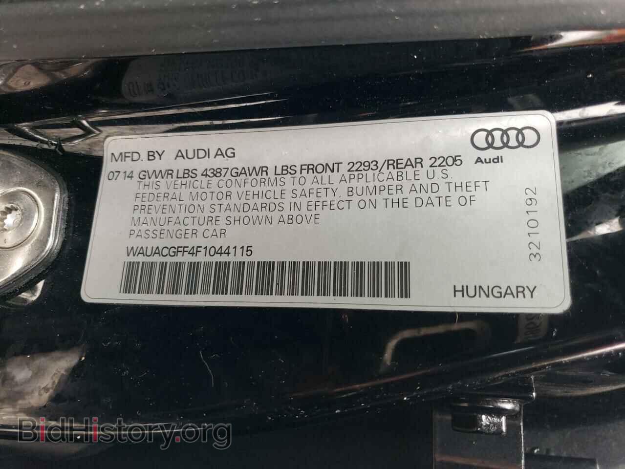 2015 AUDI A3 - VIN: WAUACGFF4F1044115 - Фото 12