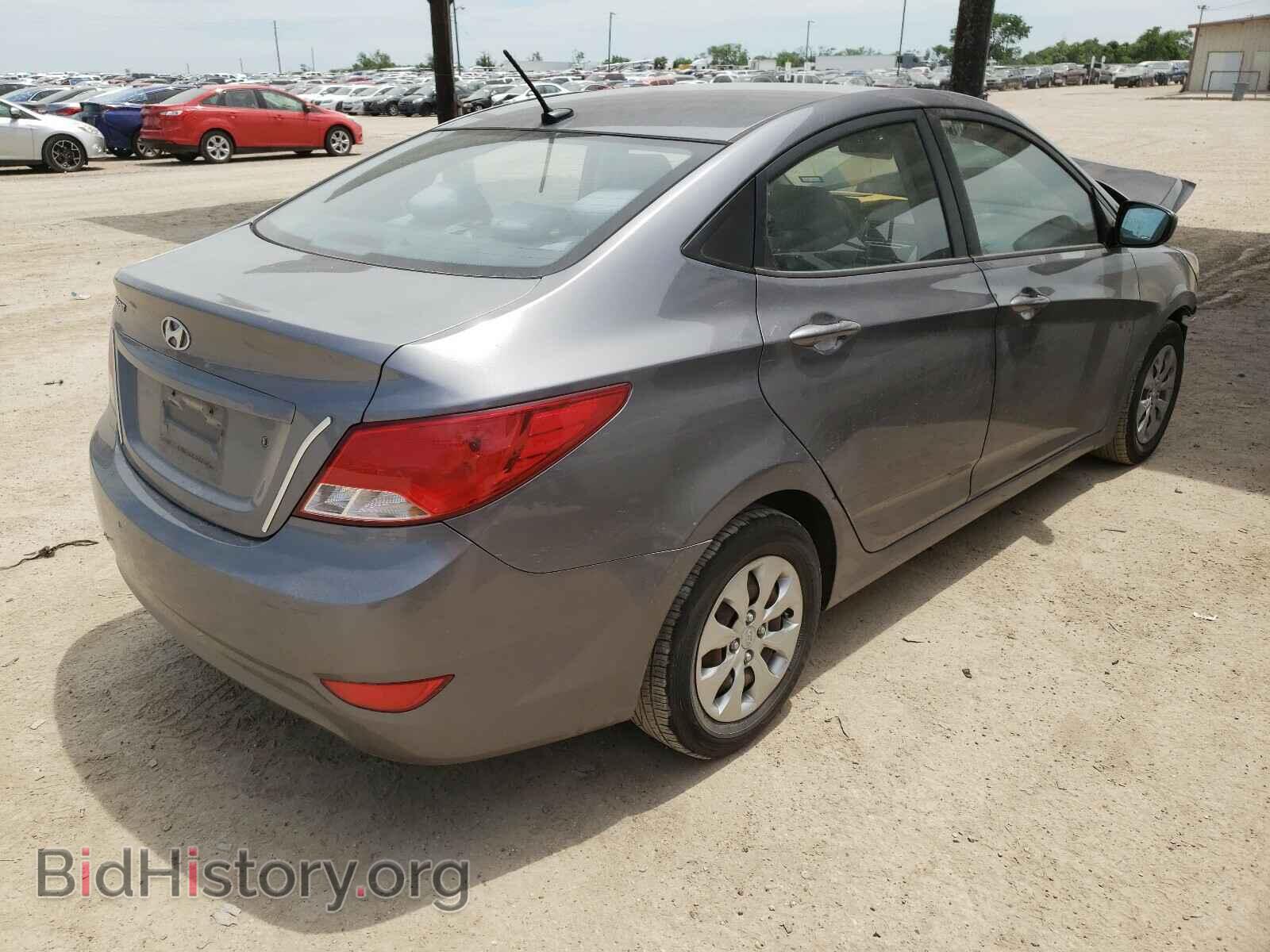 2016 HYUNDAI ACCENT - VIN: KMHCT4AE1GU999510 - Фото 4