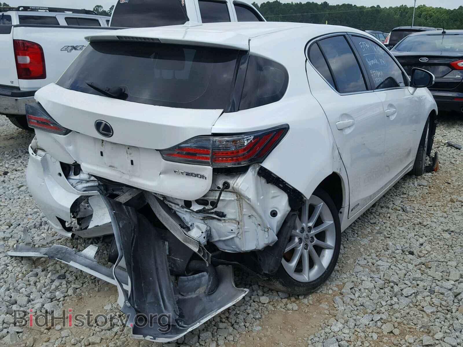 2011 LEXUS CT 200 - VIN: JTHKD5BH8B2043455 - Фото 4