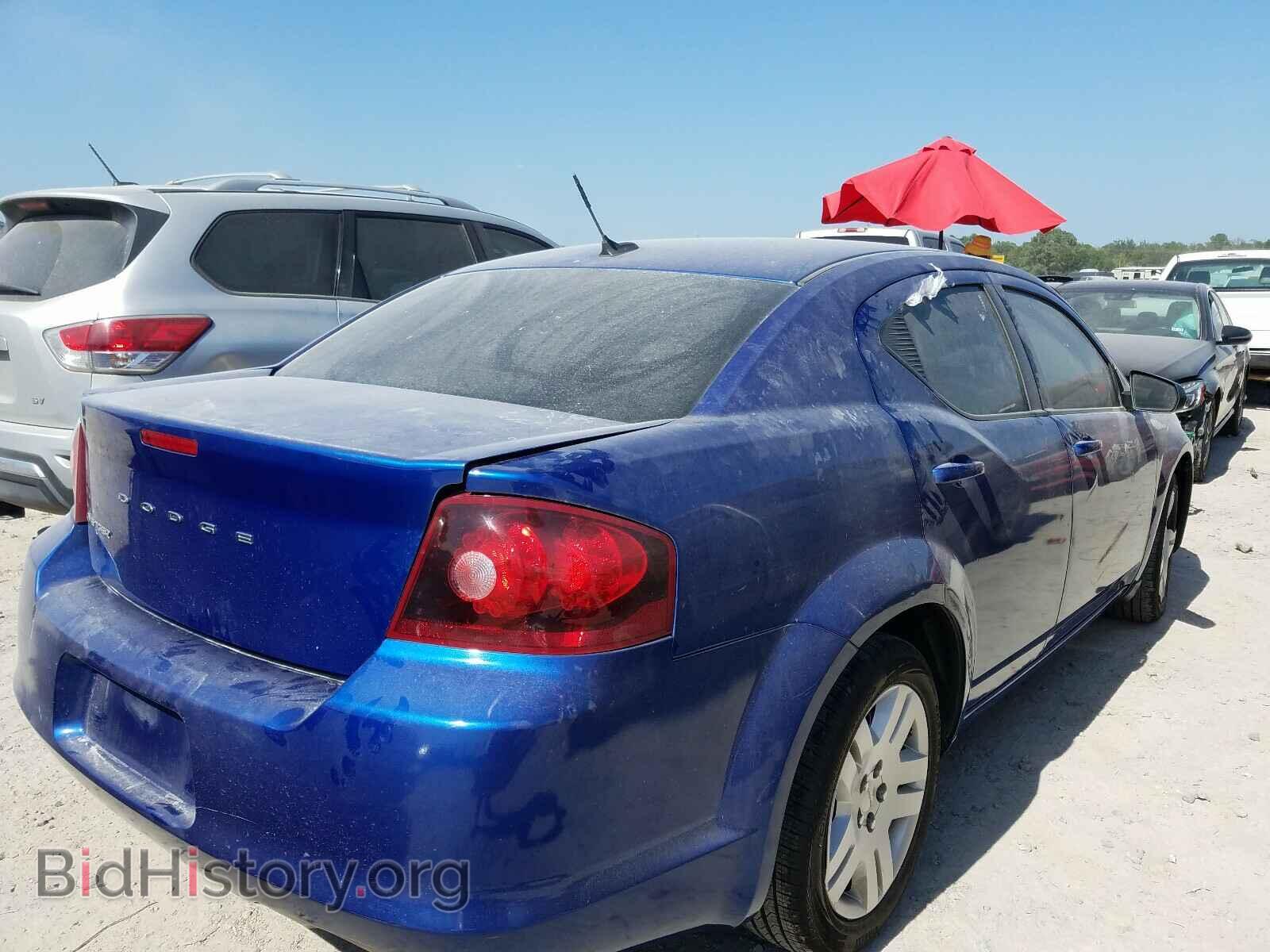 2014 DODGE AVENGER - VIN: 1C3CDZAB7EN221549 - Фото 4