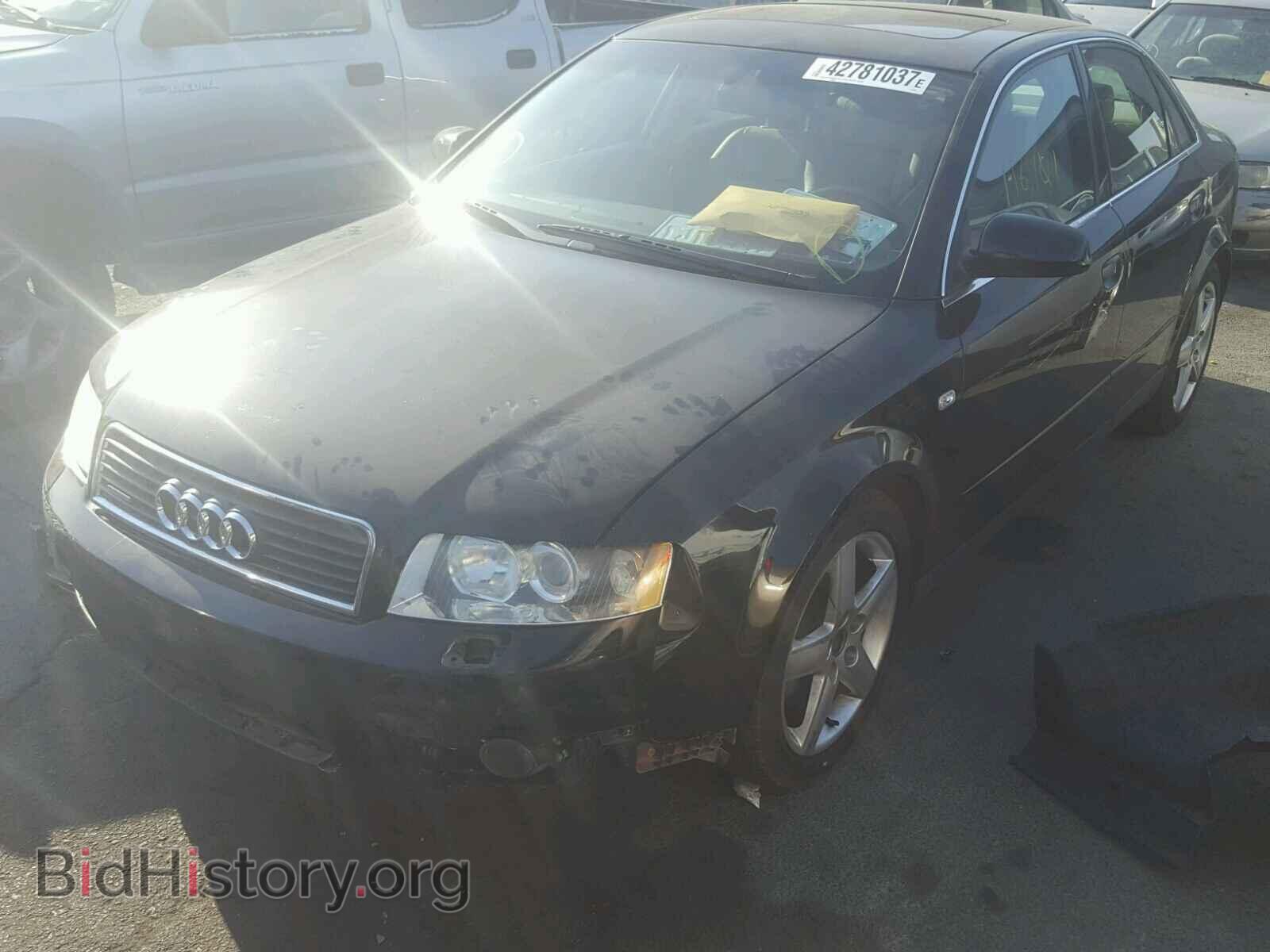 2002 AUDI A4 - VIN: WAULT68E62A087646 - Фото 2