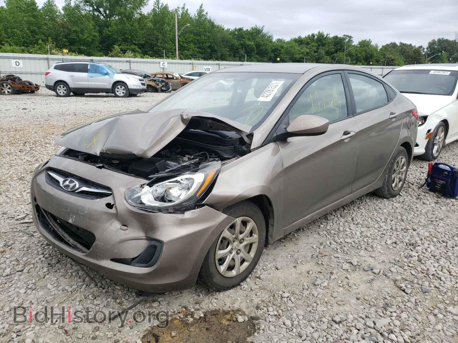 2014 HYUNDAI ACCENT - VIN: KMHCT4AE4EU667901 - Фото 2