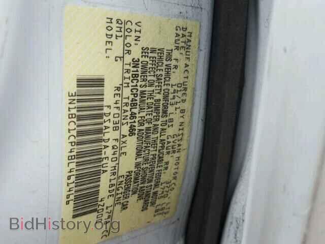 2011 NISSAN VERSA - VIN: 3N1BC1CP4BL461466 - Фото 10