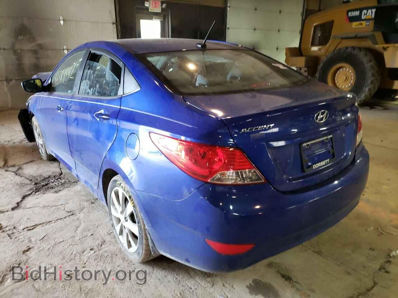 2013 HYUNDAI ACCENT - VIN: KMHCU4AE5DU444018 - Фото 3