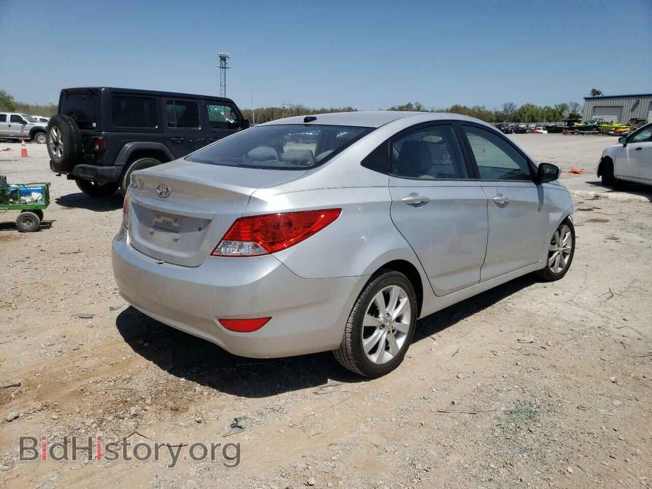 2012 HYUNDAI ACCENT - VIN: KMHCU4AE4CU193913 - Фото 4
