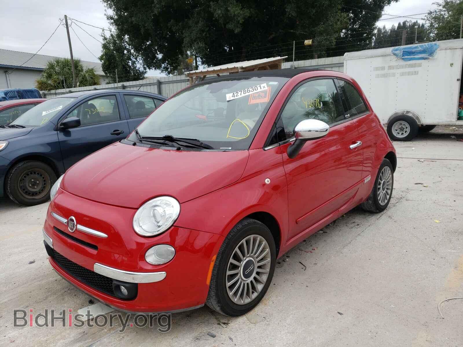 2013 FIAT 500 - VIN: 3C3CFFER2DT595971 - Фото 2