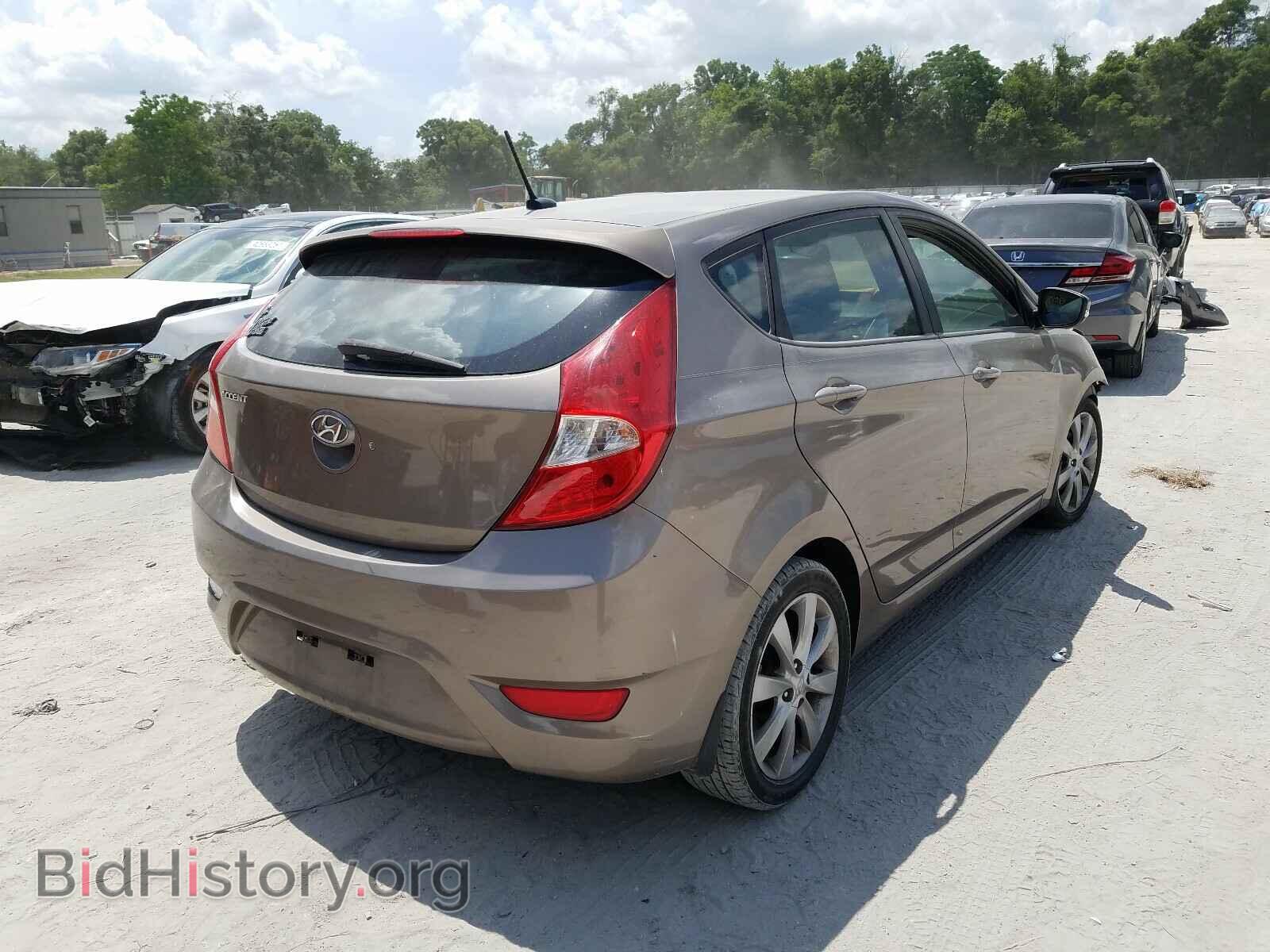 2013 HYUNDAI ACCENT - VIN: KMHCU5AE6DU072369 - Фото 4