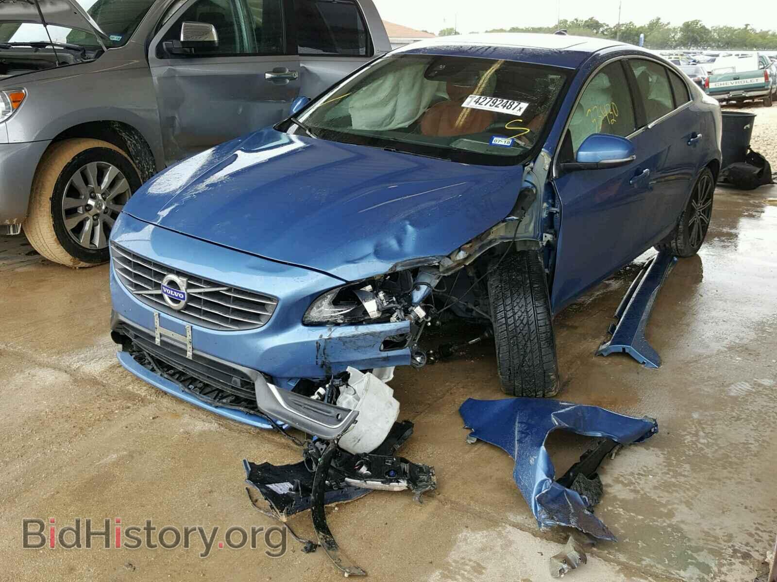 2015 VOLVO S60 - VIN: YV149MFK4F1362014 - Фото 2