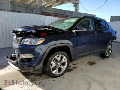 2020 Jeep COMPASS Limited, синий — VIN 3C4NJDCB7LT228429, Copart