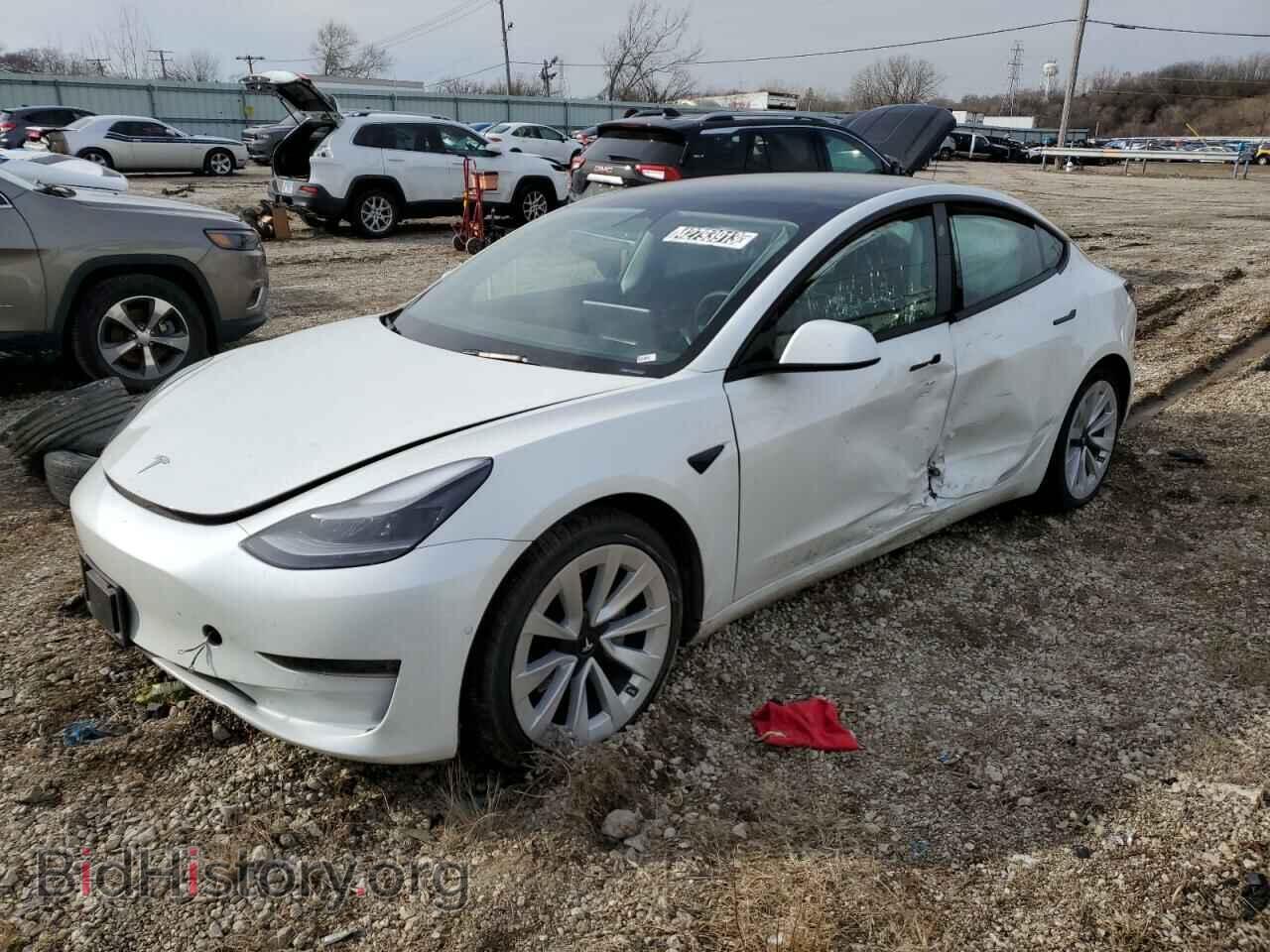 Photo 5YJ3E1EA3NF191783 - TESLA MODEL 3 2022