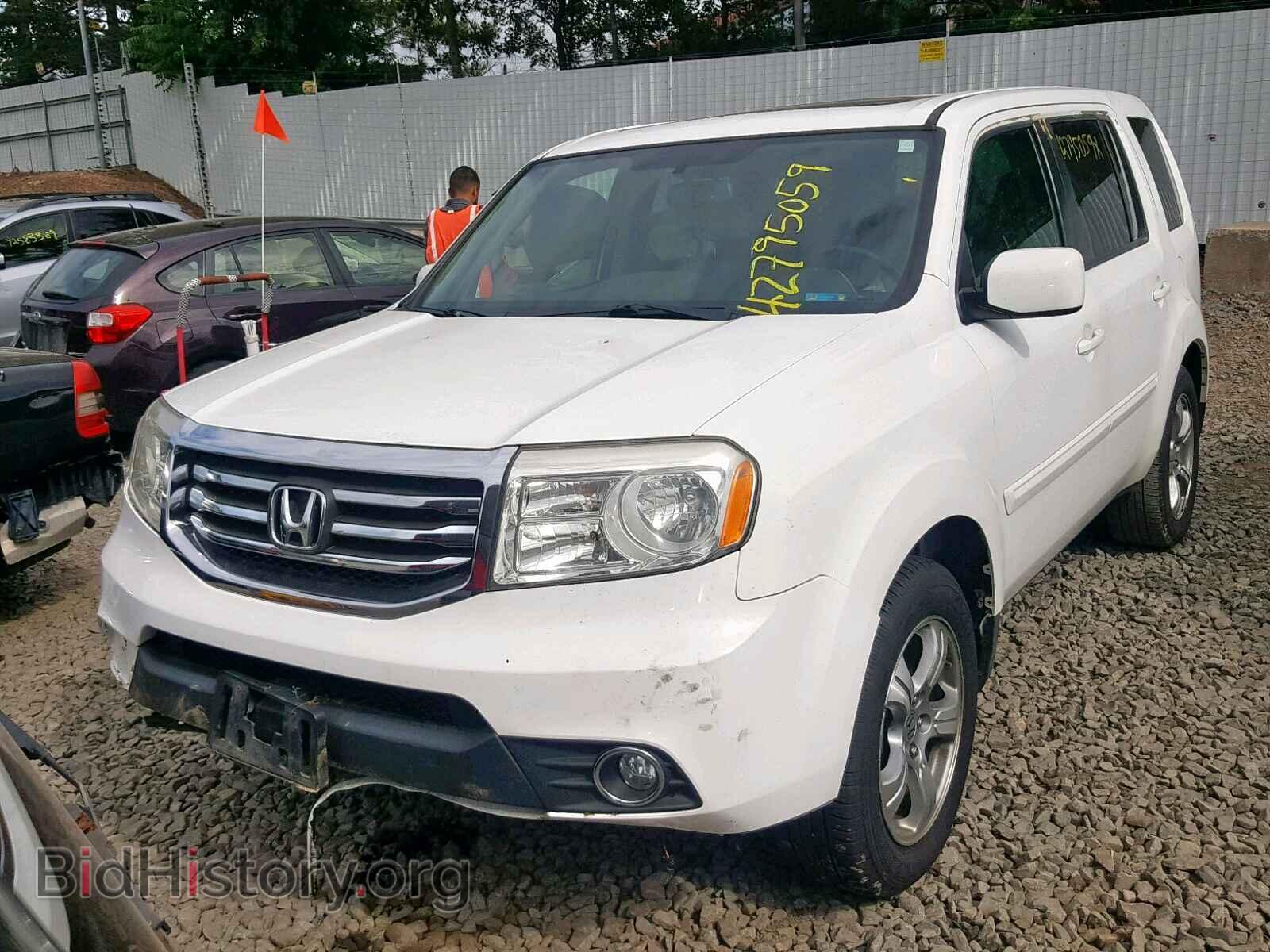 2013 HONDA PILOT EXL - VIN: 5FNYF4H54DB075672 - Фото 2