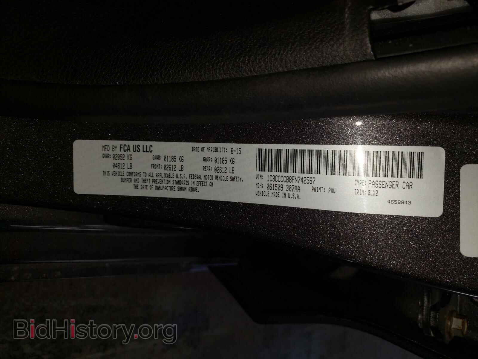 2015 CHRYSLER 200 - VIN: 1C3CCCCB8FN742567 - Photo 10