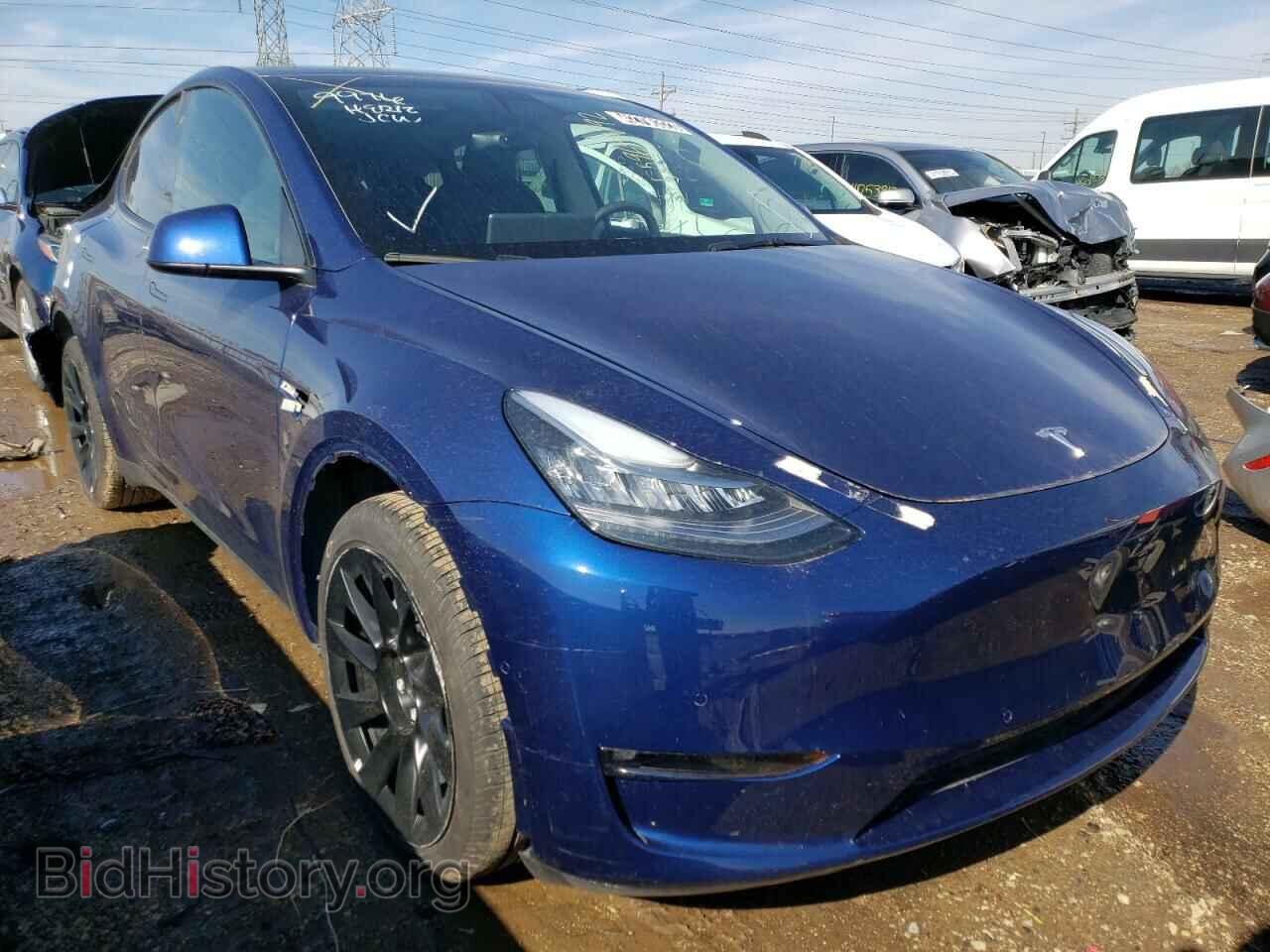 2022 TESLA MODEL Y - VIN: 7SAYGDEE5NF386016 - Фото 4