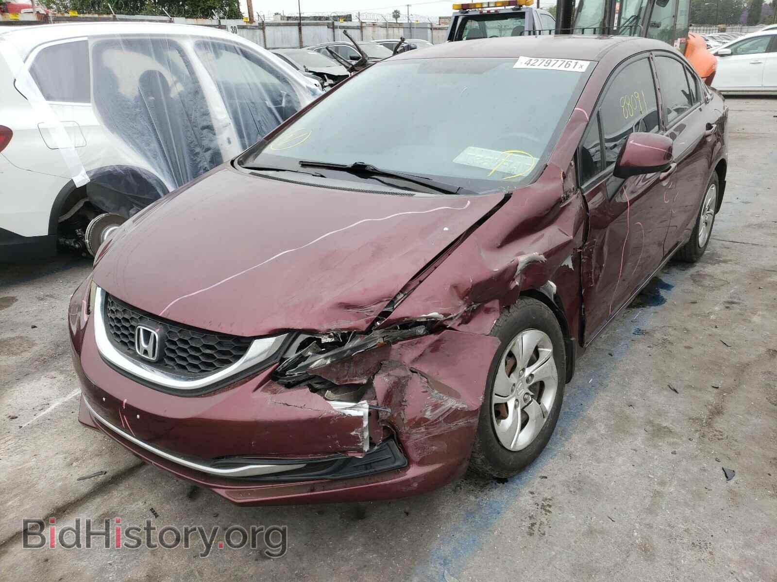 2013 HONDA CIVIC - VIN: 19XFB2F5XDE240981 - Фото 2