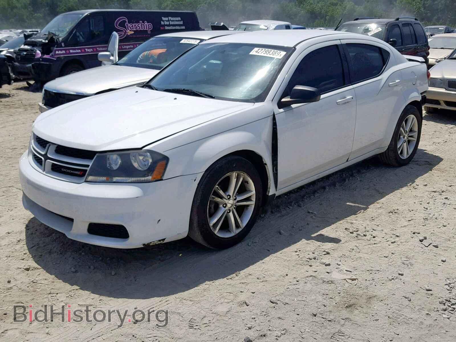 2014 DODGE AVENGER - VIN: 1C3CDZAB8EN187637 - Фото 2