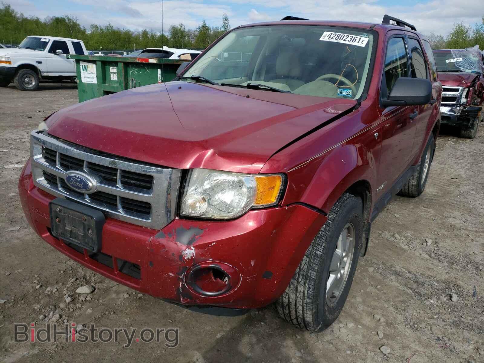 2008 FORD ESCAPE - VIN: 1FMCU93158KA62533 - Фото 2
