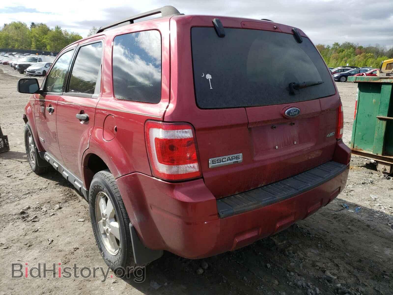 2008 FORD ESCAPE - VIN: 1FMCU93158KA62533 - Фото 3