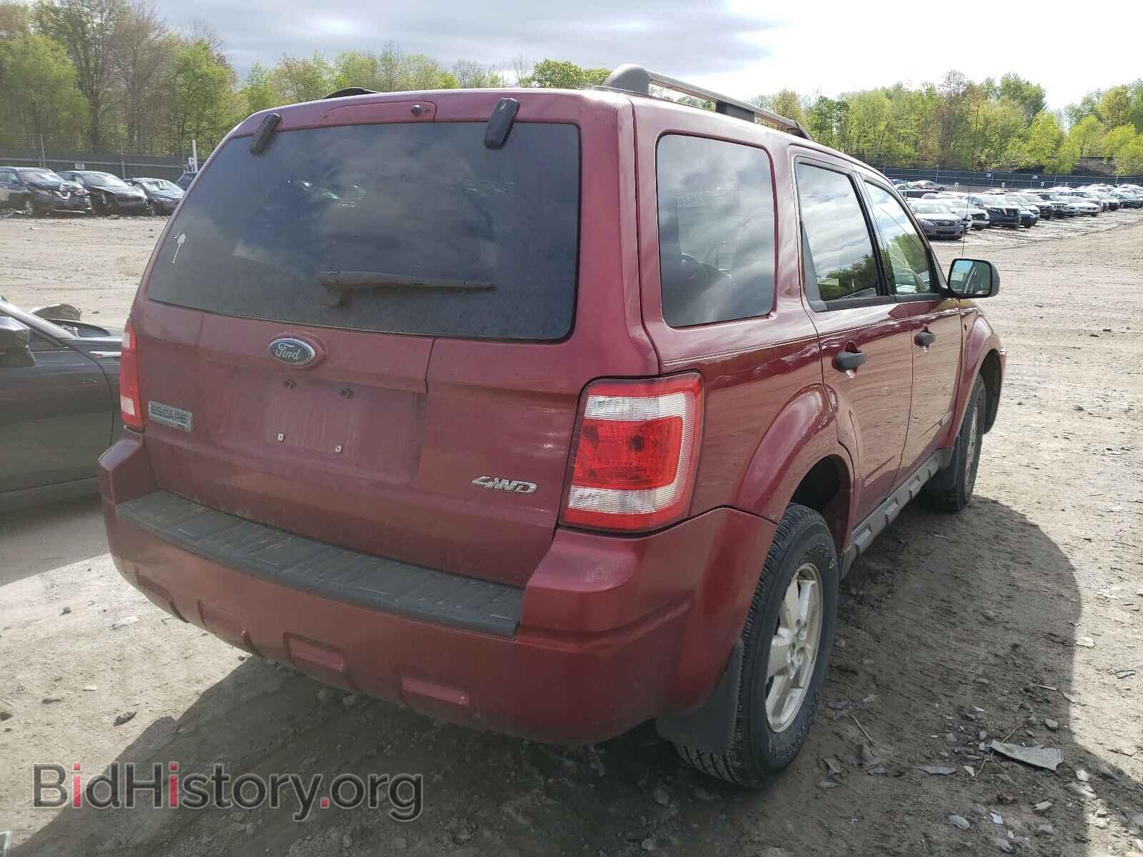 2008 FORD ESCAPE - VIN: 1FMCU93158KA62533 - Фото 4