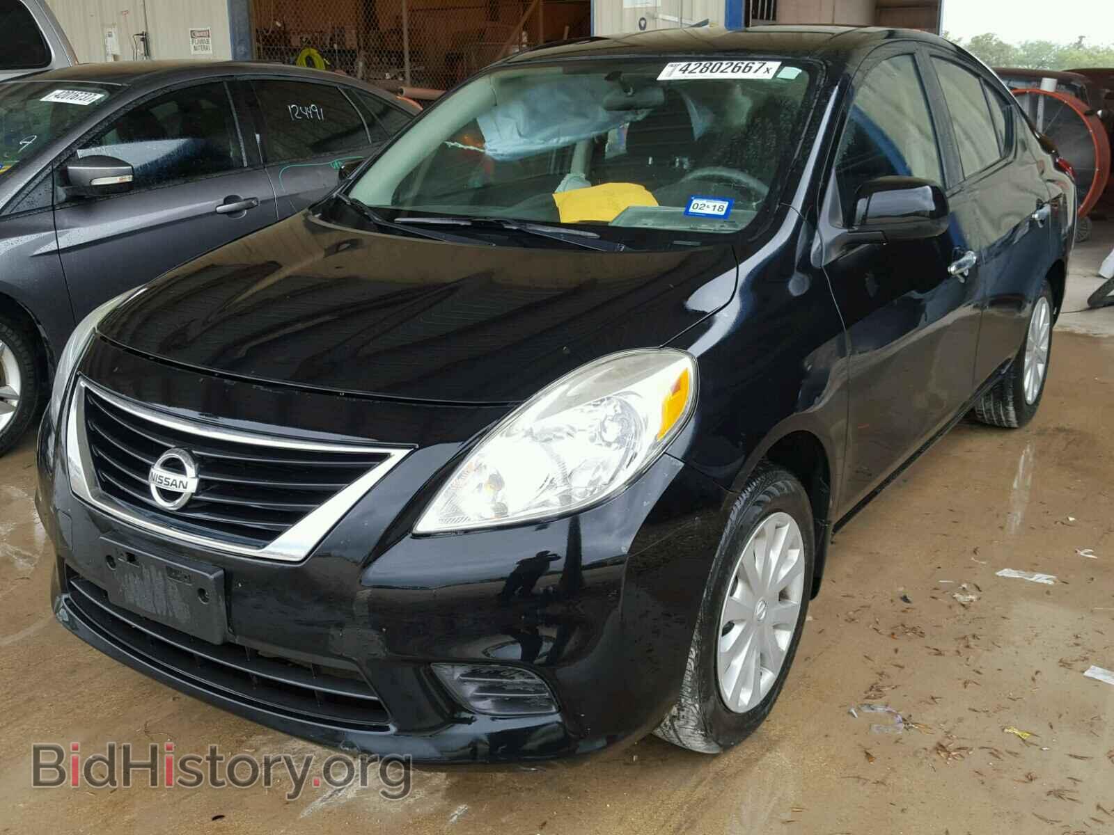 2012 NISSAN VERSA - VIN: 3N1CN7AP1CL857893 - Фото 2