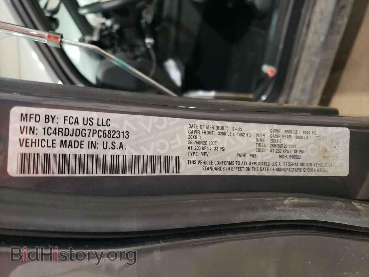 2023 DODGE DURANGO - VIN: 1C4RDJDG7PC682313 - Фото 14