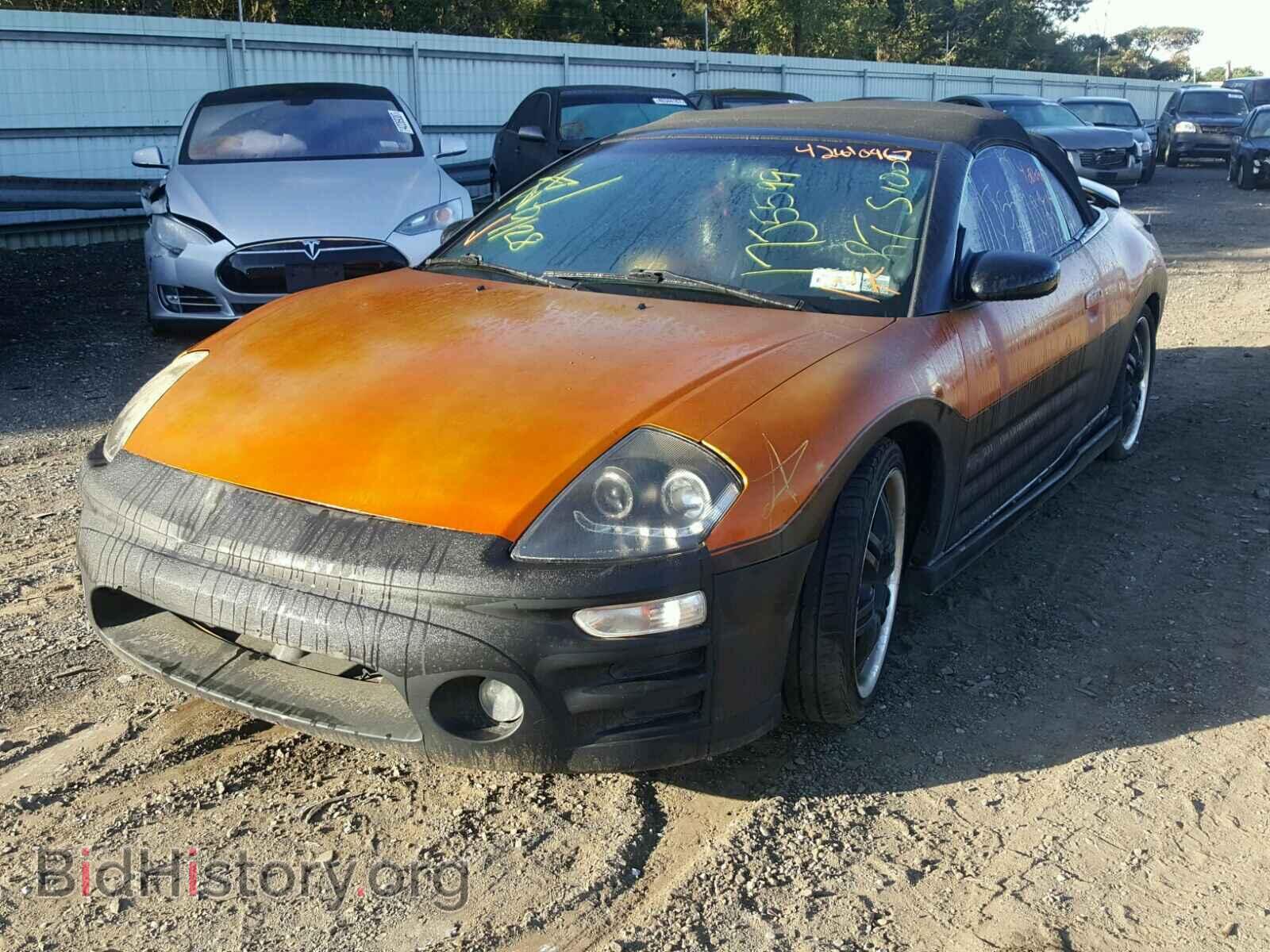 2004 MITSUBISHI ECLIPSE - VIN: 4A3AE75H54E031456 - Фото 2