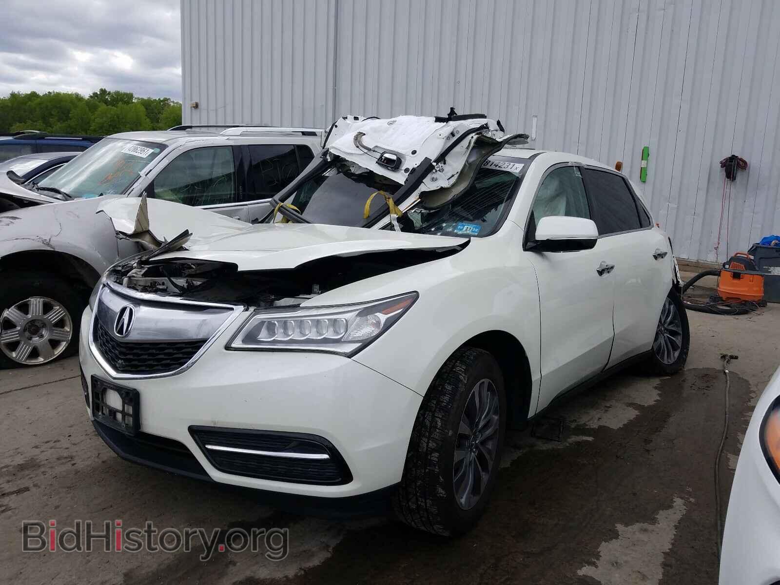 2014 ACURA MDX - VIN: 5FRYD4H49EB020972 - Фото 2
