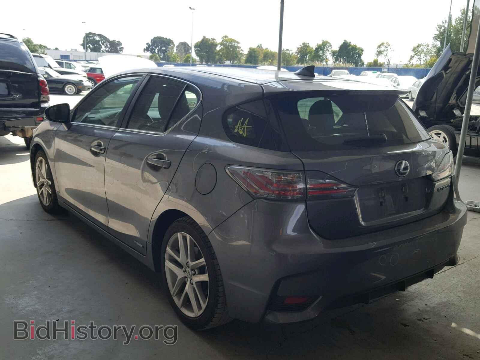 2014 LEXUS CT 200 - VIN: JTHKD5BH6E2187378 - Фото 3