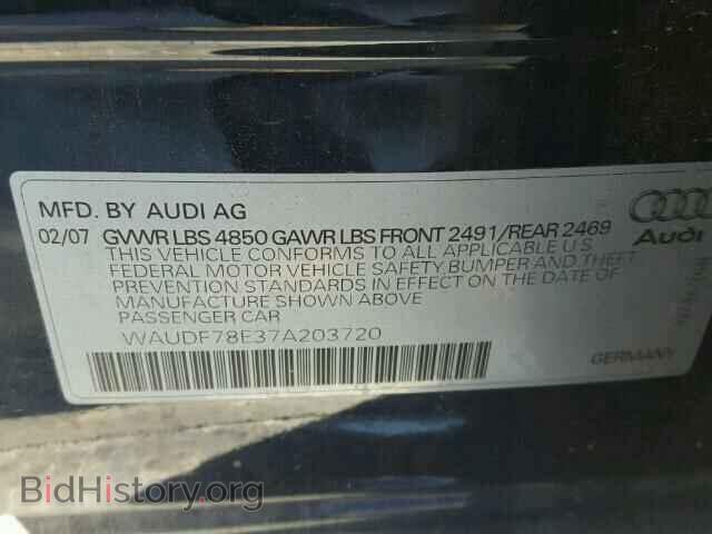 2007 AUDI A4 - VIN: WAUDF78E37A203720 - Photo 10