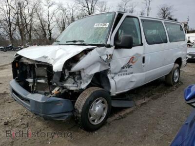 2014 Ford ALL MODELS E350 Super Duty Wagon, белый — VIN 1FBNE3BL2EDA36664, Copart