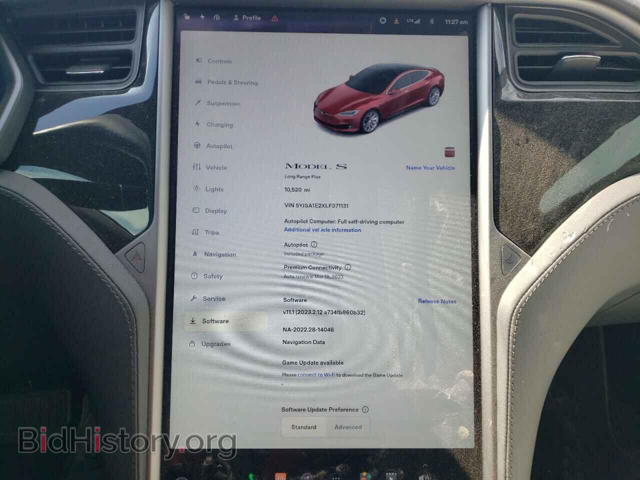 2020 TESLA MODEL S - VIN: 5YJSA1E2XLF371131 - Photo 9