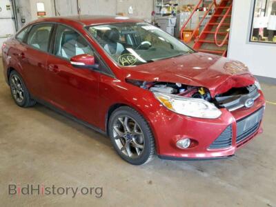 2013 Ford FOCUS SE, красный — VIN 1FADP3F25DL309240, Copart